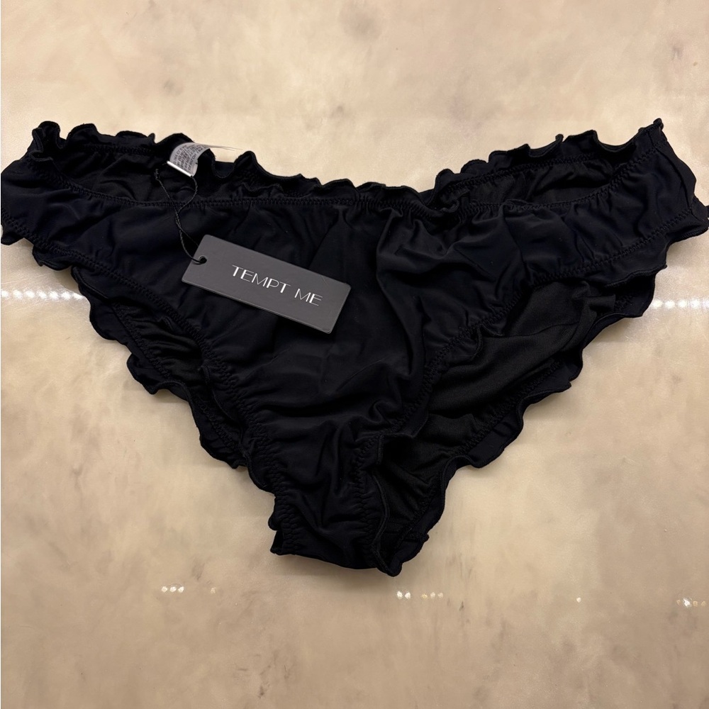 NWT Black Bikini Bottom Medium